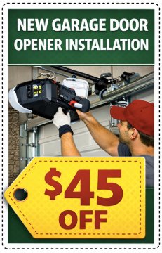 Coupon - New Garage Door Opener Installation $45 Off